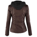 Alana | Women's Leather Jacket Faux Biker