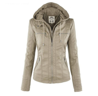 Alana | Women's Leather Jacket Faux Biker