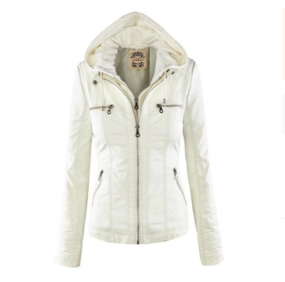 Alana | Women's Leather Jacket Faux Biker