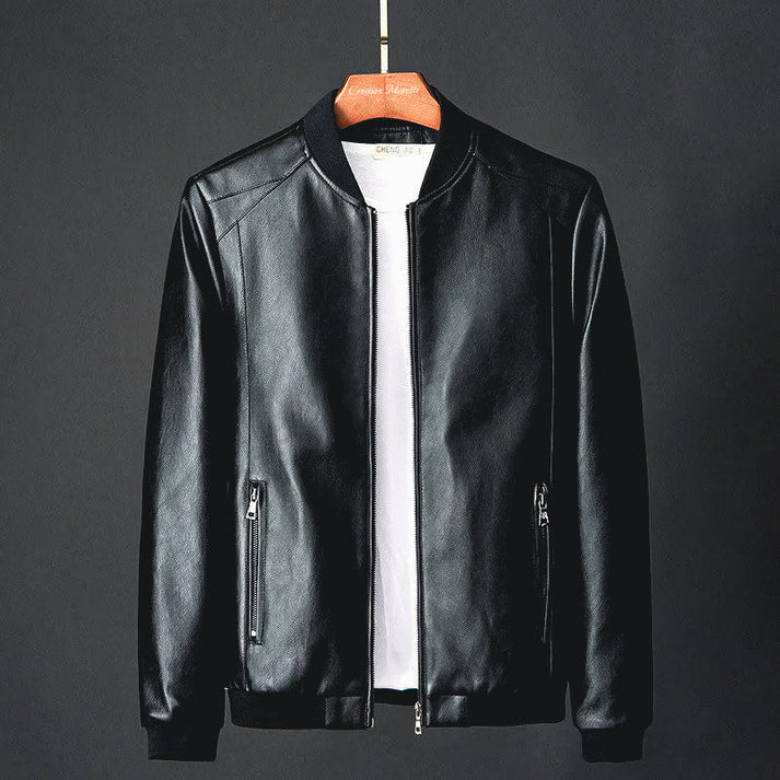 Albin | Men's Faux Leather Jacket Biker