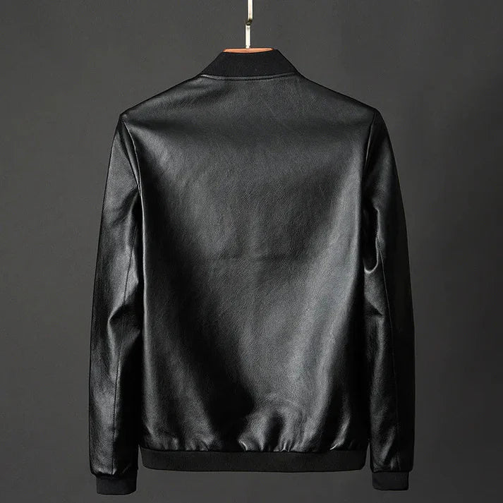 Albin | Men's Faux Leather Jacket Biker