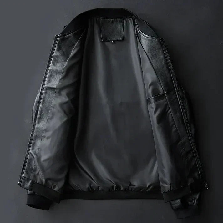 Albin | Men's Faux Leather Jacket Biker