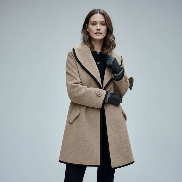 Alma | Women's Longline Trench Coat Warm Winter