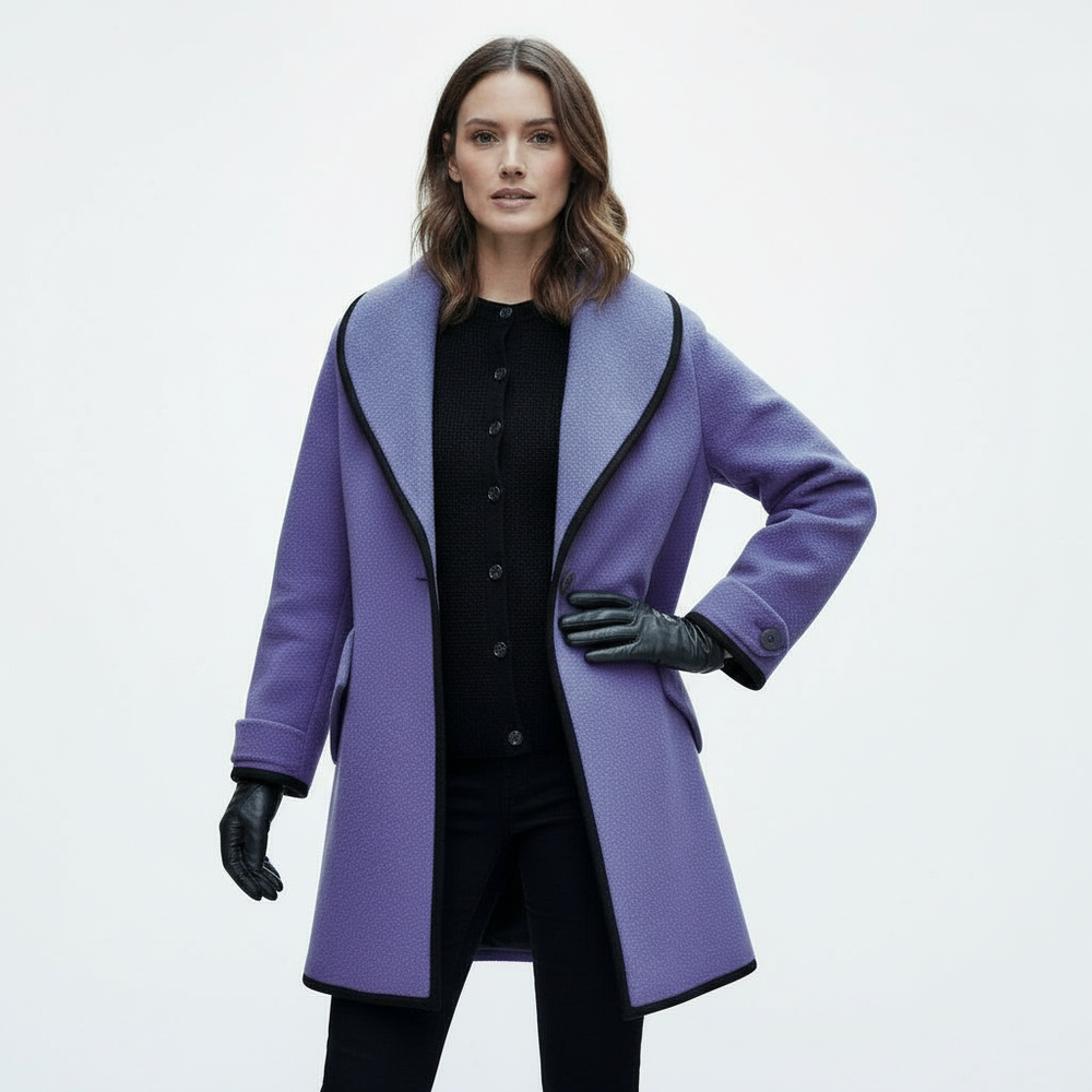 Alma | Women's Longline Trench Coat Warm Winter