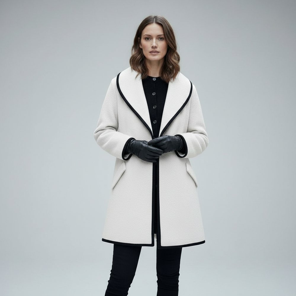 Alma | Women's Longline Trench Coat Warm Winter