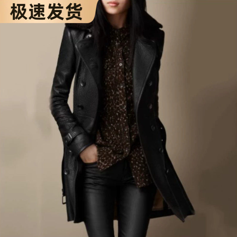 Alondra | Women's Trench Coat Classic Long