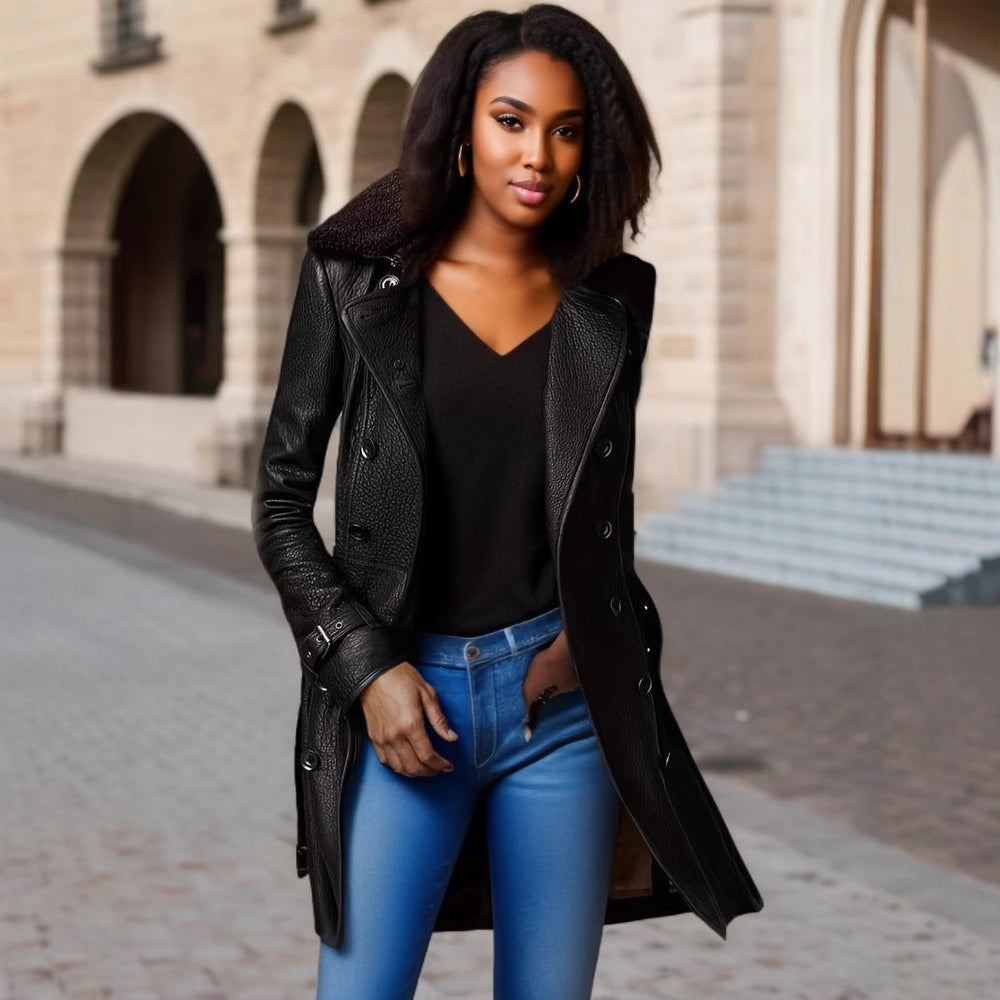 Alondra | Women's Trench Coat Classic Long