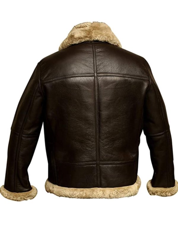 Anders | Men's Leather Jacket Faux Bomber