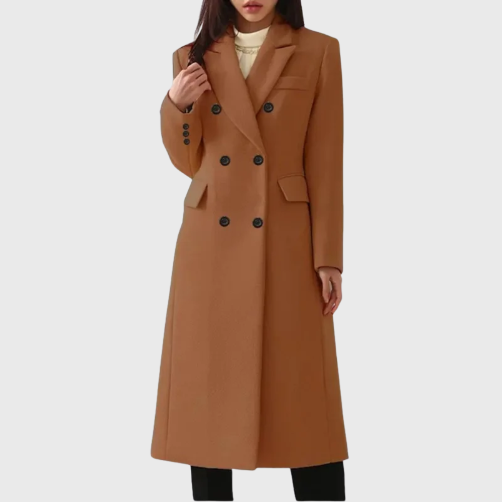 Andrea | Women's Classic Trench Coat Long