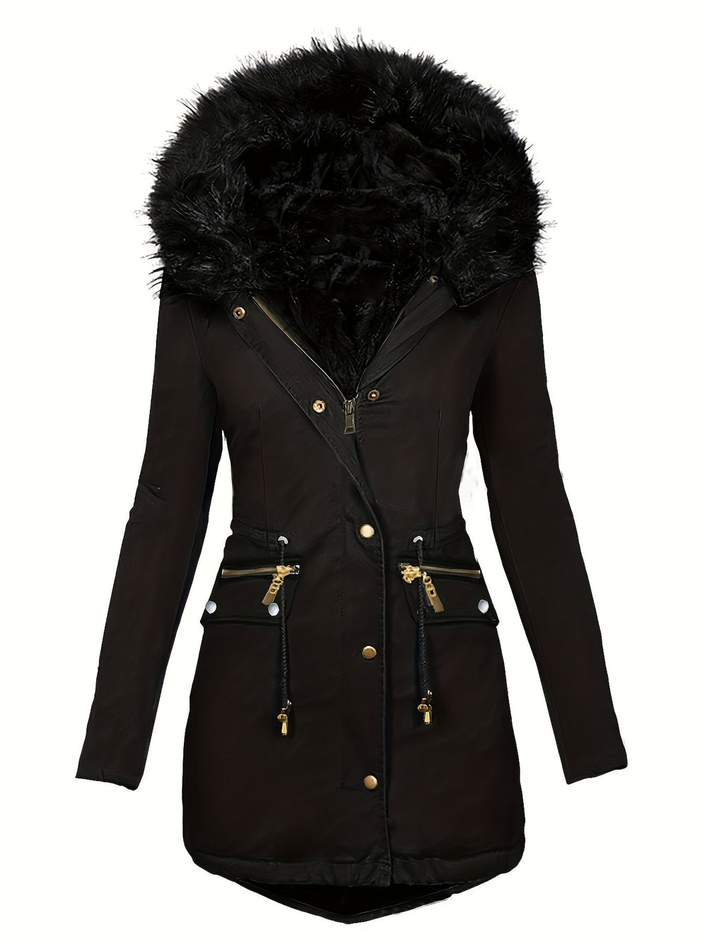 Annabel | Women's Fuzzy Winter Jacket Warm Coat