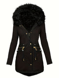Annabel | Women's Fuzzy Winter Jacket Warm Coat