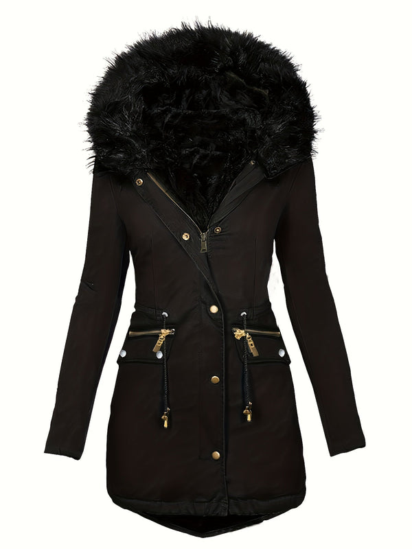 Annabel | Women's Fuzzy Winter Jacket Warm Coat