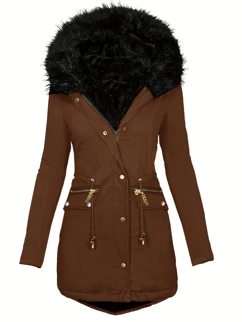 Annabel | Women's Fuzzy Winter Jacket Warm Coat