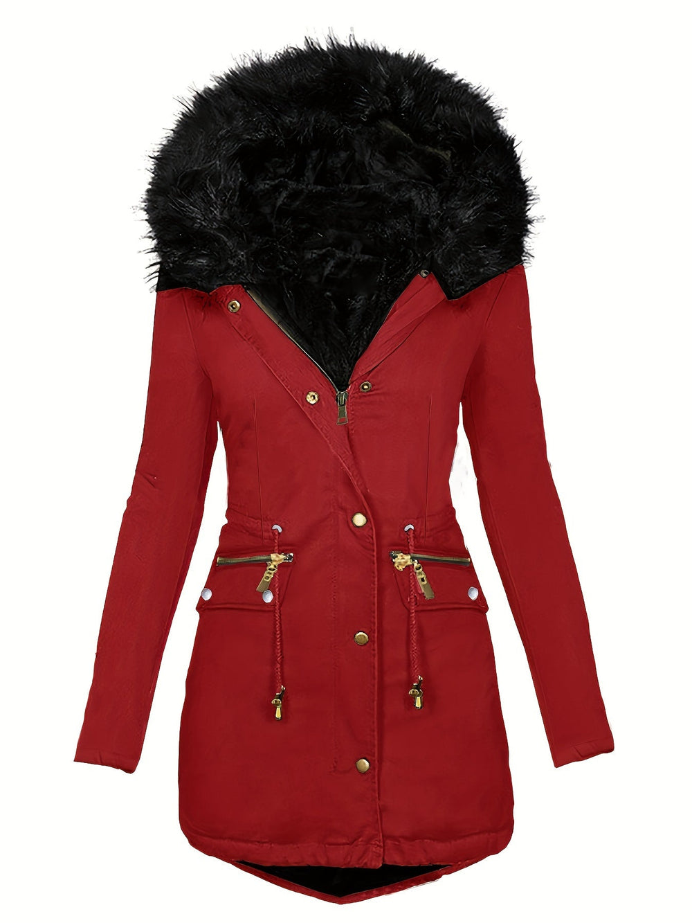 Annabel | Women's Fuzzy Winter Jacket Warm Coat