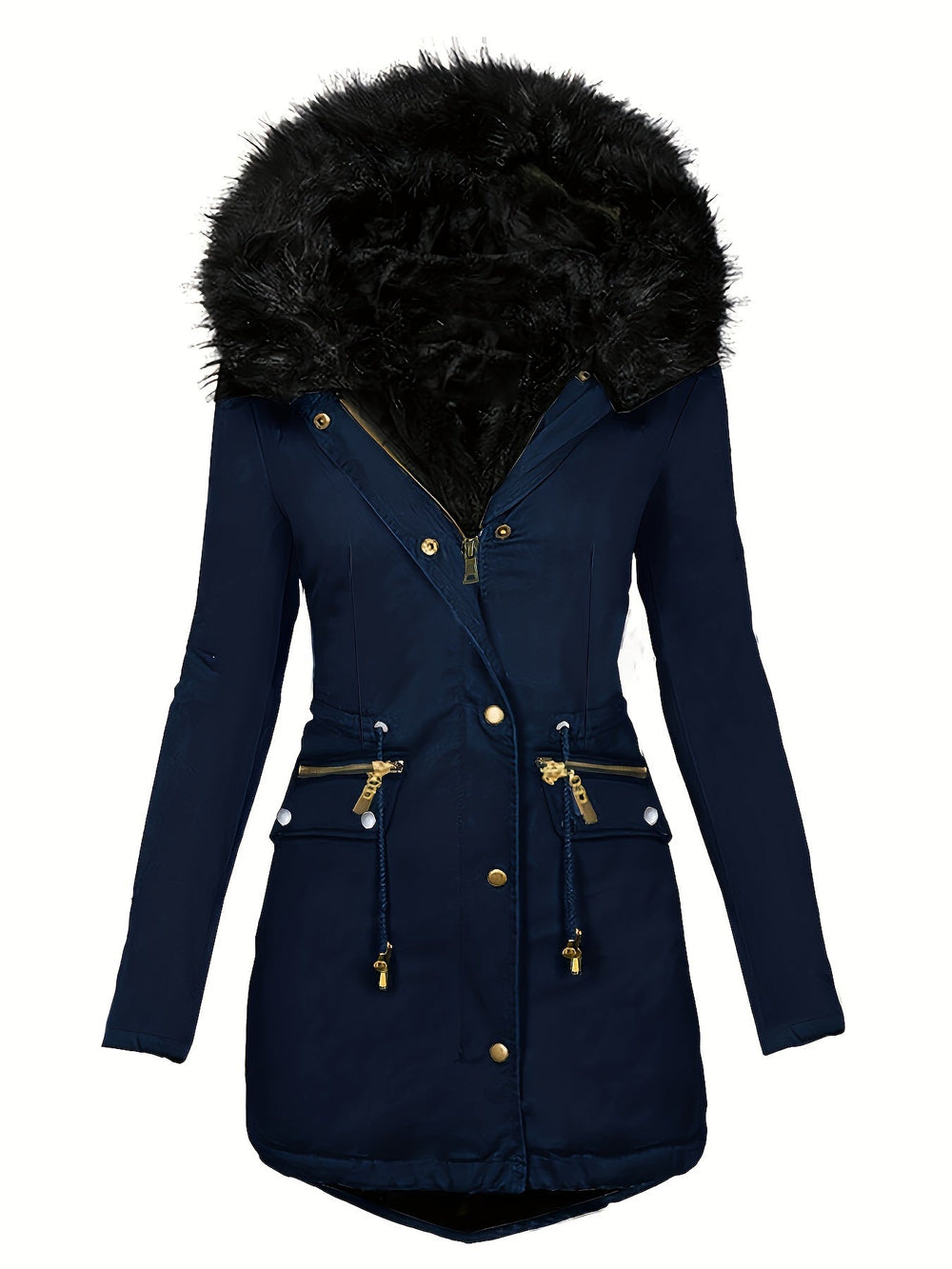 Annabel | Women's Fuzzy Winter Jacket Warm Coat