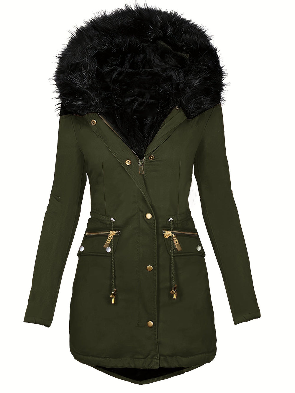 Annabel | Women's Fuzzy Winter Jacket Warm Coat