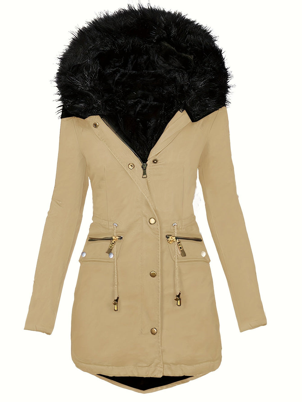 Annabel | Women's Fuzzy Winter Jacket Warm Coat