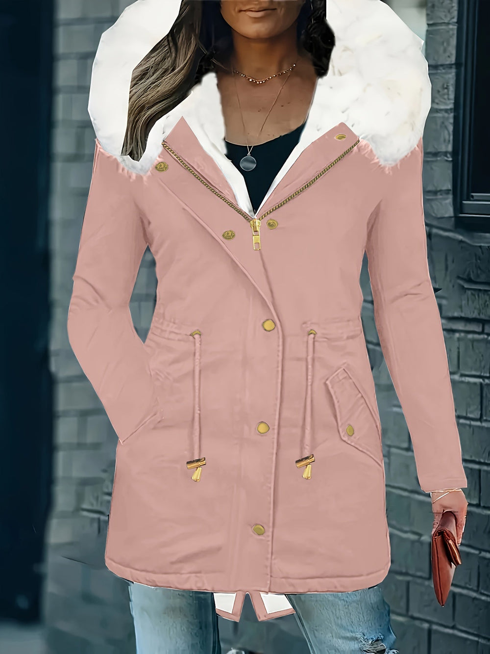 Anouk | Women's Faux Fur Hooded Winter Coat
