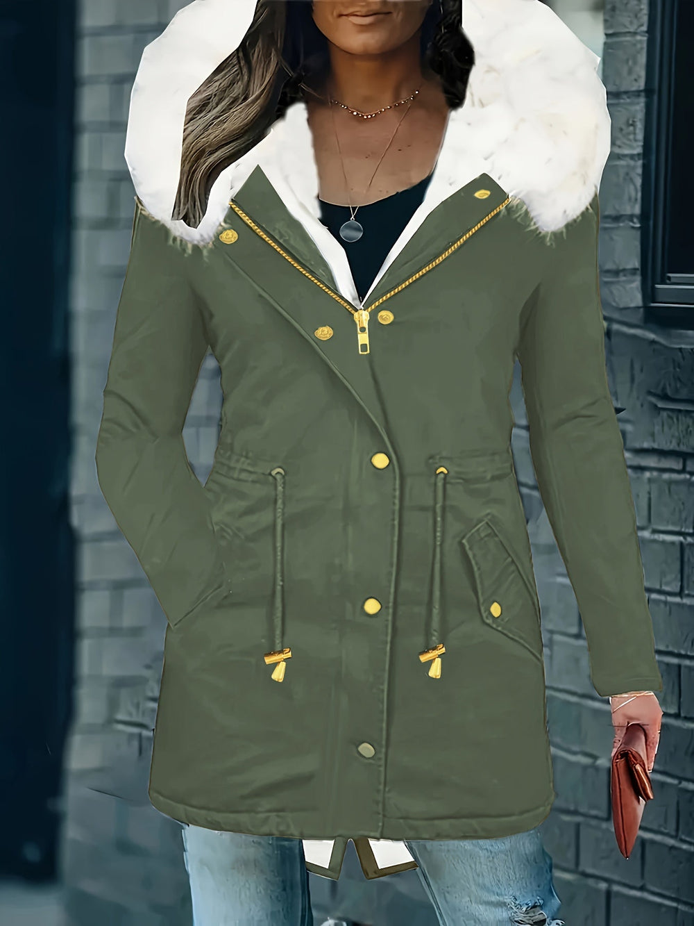 Anouk | Women's Faux Fur Hooded Winter Coat