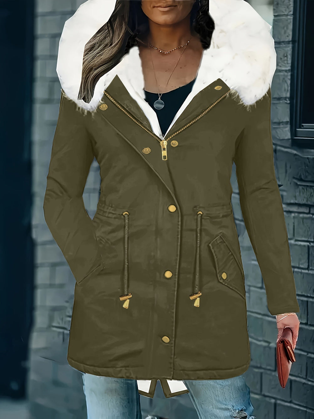Anouk | Women's Faux Fur Hooded Winter Coat