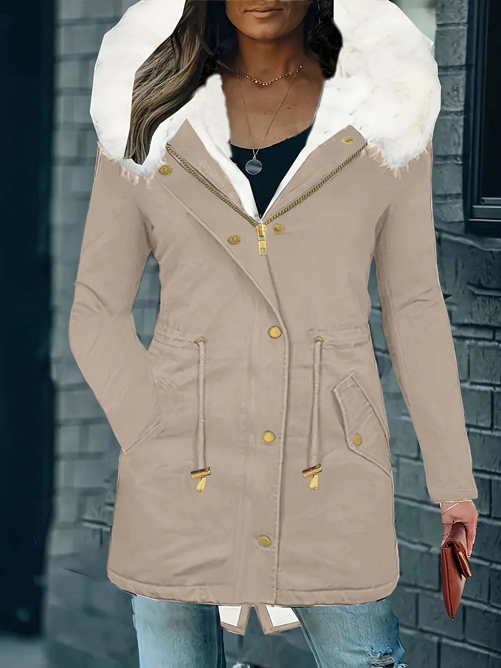 Anouk | Women's Faux Fur Hooded Winter Coat