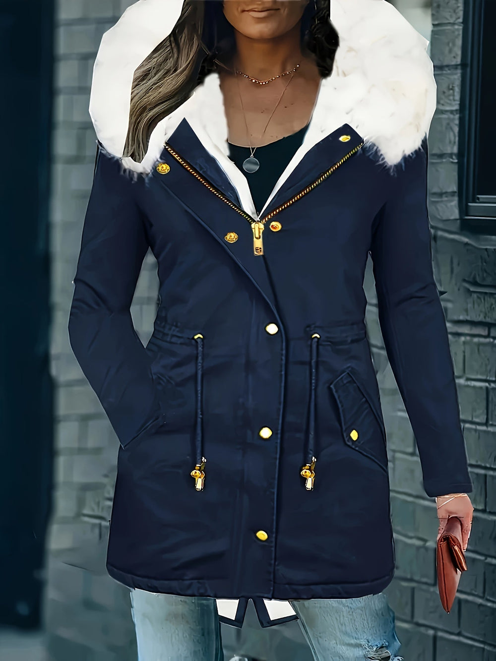 Anouk | Women's Faux Fur Hooded Winter Coat