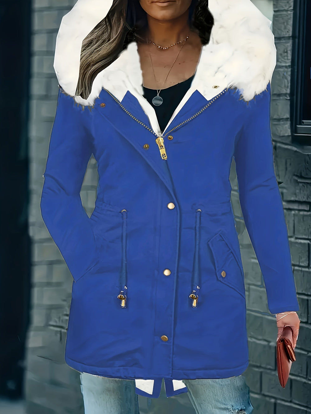 Anouk | Women's Faux Fur Hooded Winter Coat