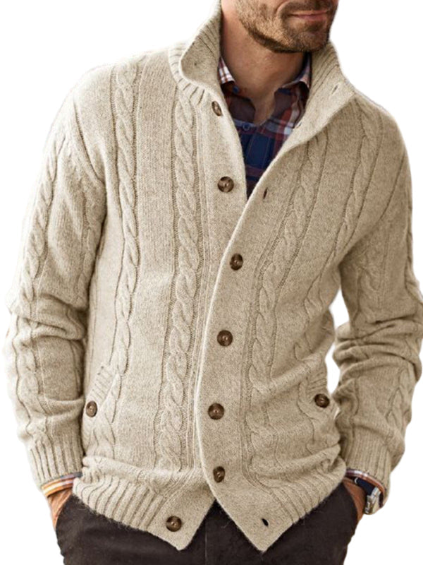 Arend | Men's Long Cardigan Sweater Knitted Open Front