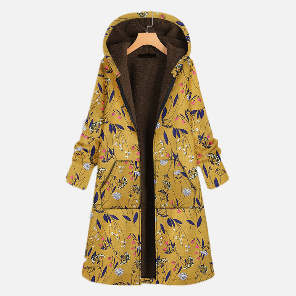 Ariana | Women's Long Hooded Winter Coat Warm