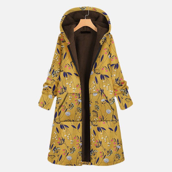 Ariana | Women's Long Hooded Winter Coat Warm