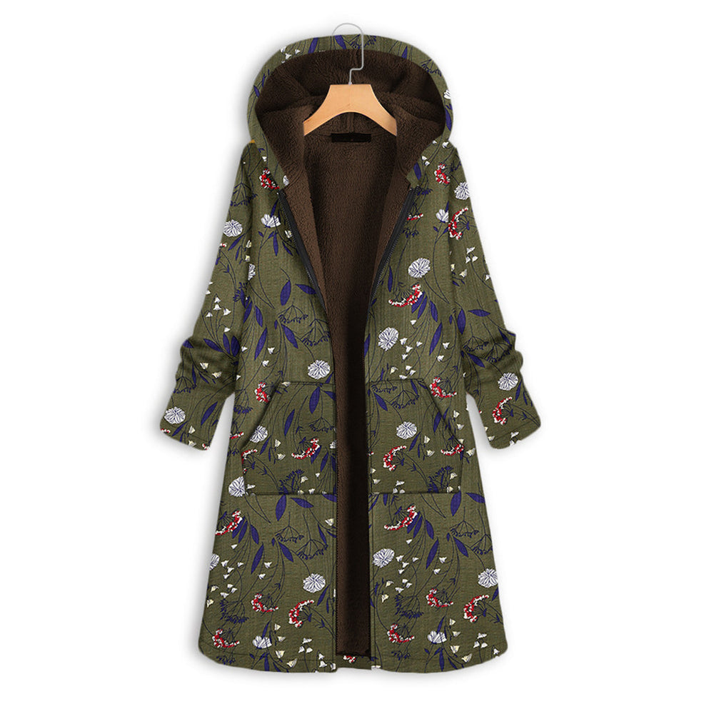 Ariana | Women's Long Hooded Winter Coat Warm
