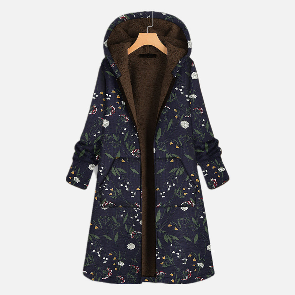 Ariana | Women's Long Hooded Winter Coat Warm