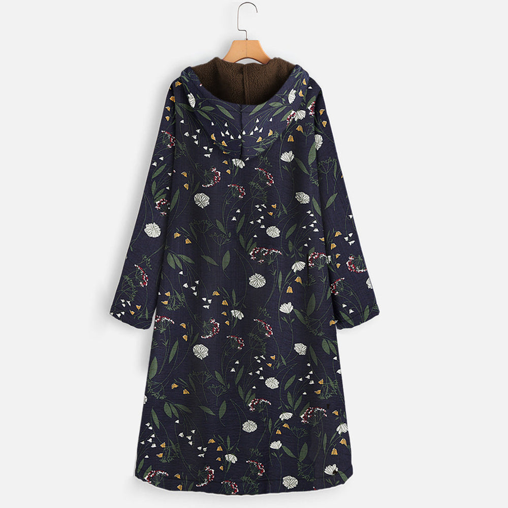 Ariana | Women's Long Hooded Winter Coat Warm