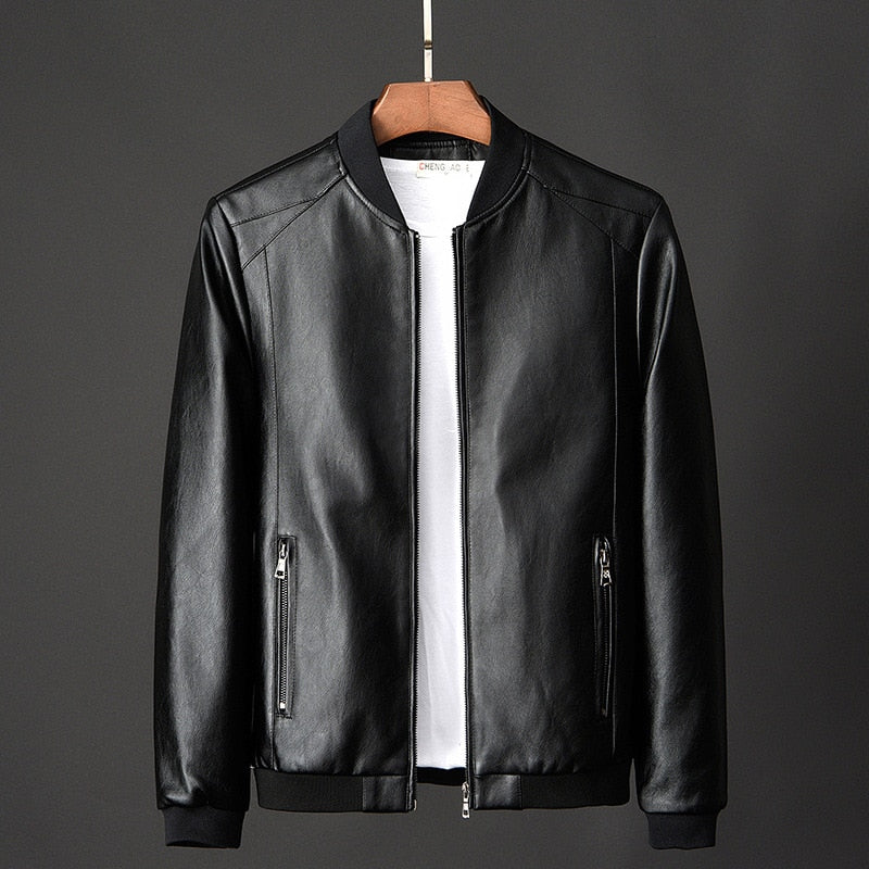 Arlo | Men's Faux Leather Jacket Bomber
