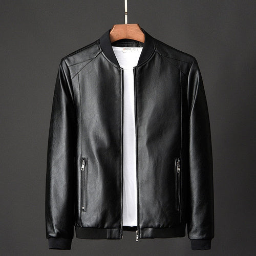 Arlo | Men's Faux Leather Jacket Bomber