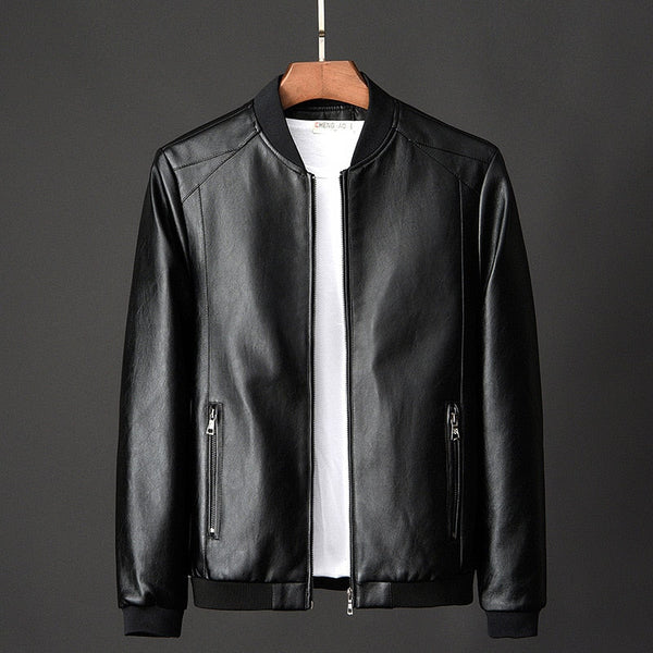 Arlo | Men's Faux Leather Jacket Bomber