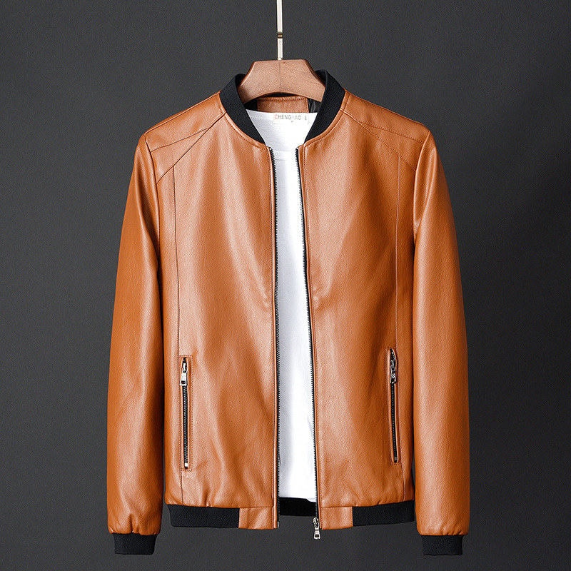 Arlo | Men's Faux Leather Jacket Bomber
