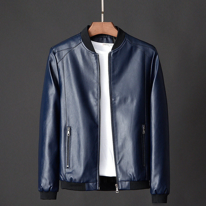 Arlo | Men's Faux Leather Jacket Bomber