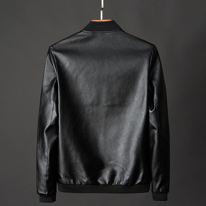 Arlo | Men's Faux Leather Jacket Bomber