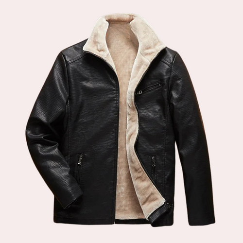 Arne | Men's Leather Jacket Biker Bomber