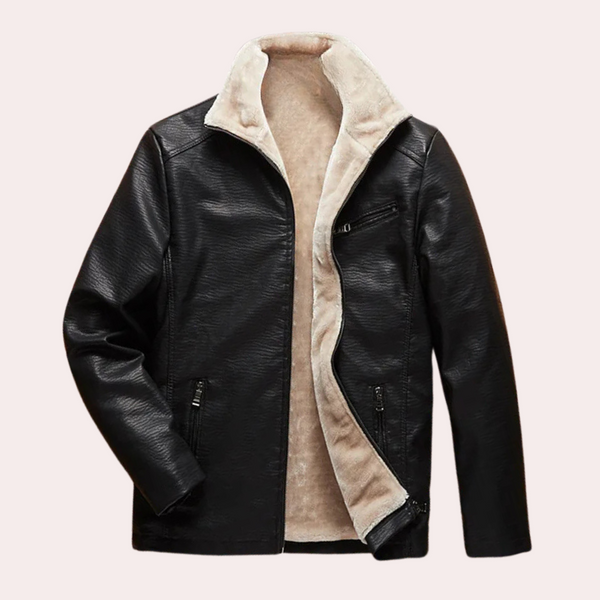Arne | Men's Leather Jacket Biker Bomber