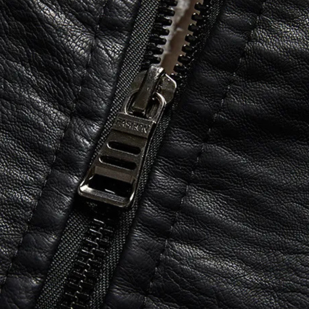 Arne | Men's Leather Jacket Biker Bomber