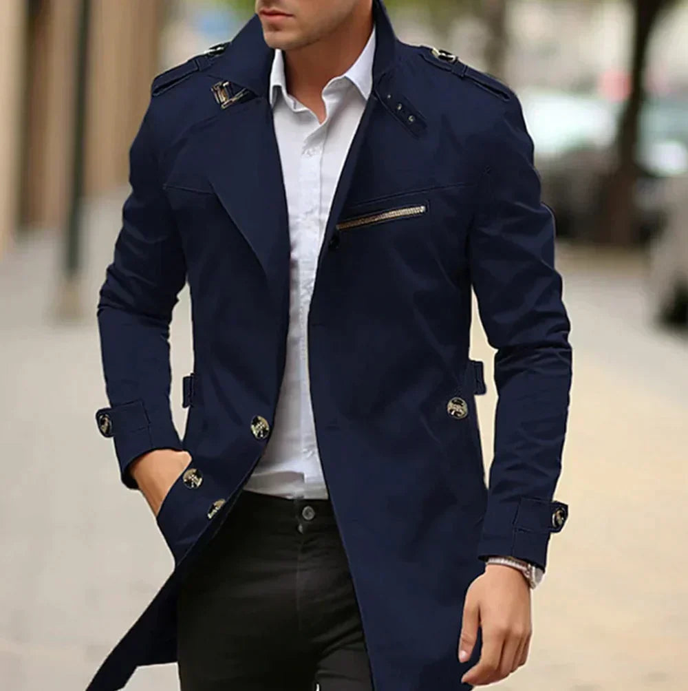 Arthur | Men's Trench Coat Overcoat Long