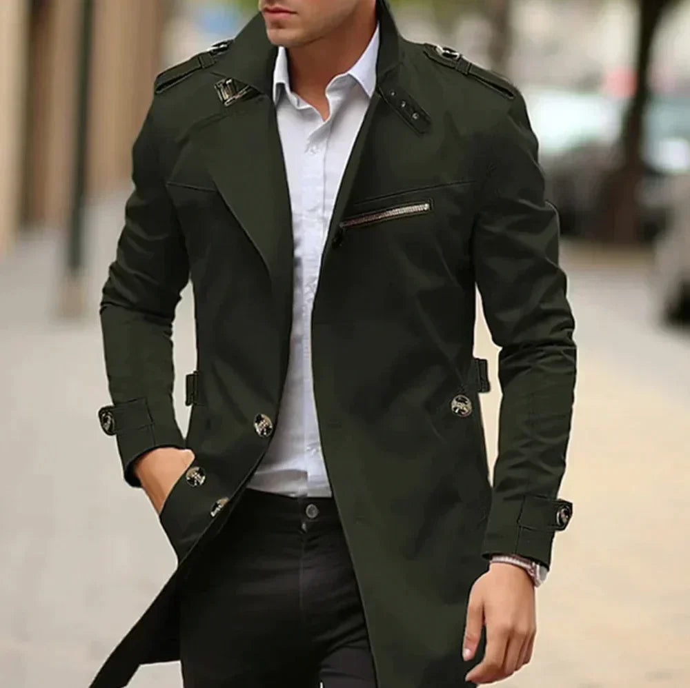 Arthur | Men's Trench Coat Overcoat Long