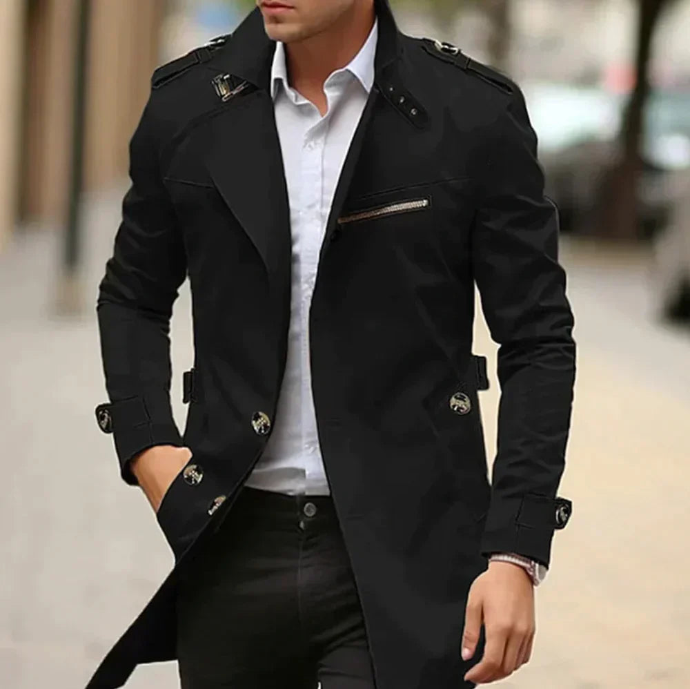 Arthur | Men's Trench Coat Overcoat Long