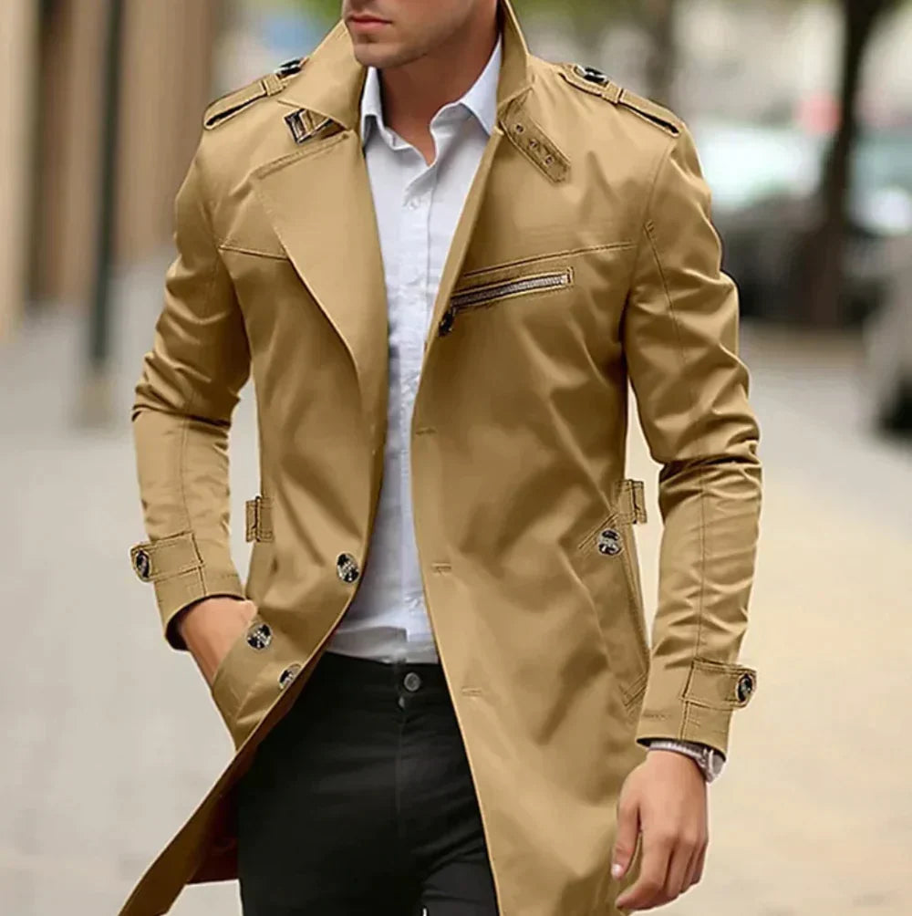 Arthur | Men's Trench Coat Overcoat Long