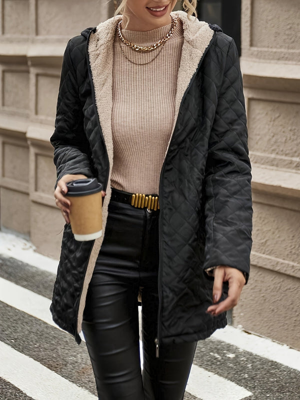 Ashley | Women's Padded Winter Coat Quilted Warm
