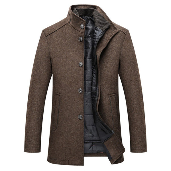 Barnaby | Men's Windproof Coat Overcoat Long