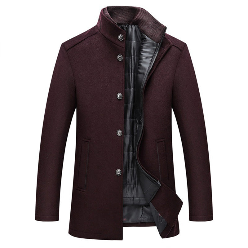 Barnaby | Men's Windproof Coat Overcoat Long