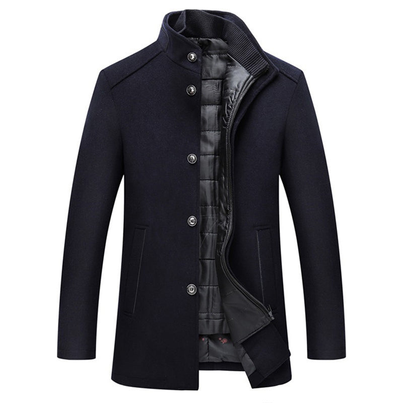 Barnaby | Men's Windproof Coat Overcoat Long